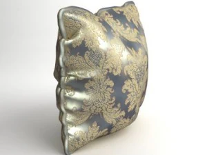 brocade decorative pillow photoreal 3D Model