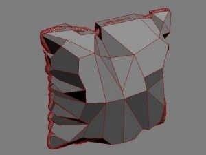 brocade decorative pillow photoreal 3D Model