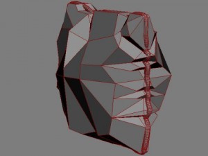 brocade decorative pillow photoreal 3D Model