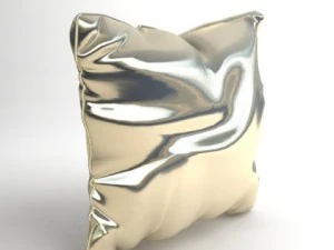 새틴 베개 2 3D 모델