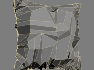 satin throw pillow 2 3D Модель