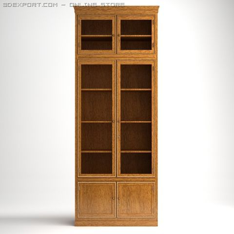 display cabinet 2 Modelo 3D .c4d .max .obj .3ds .fbx .stl .blend 