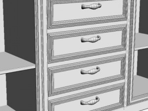 display cabinet 3 3Dモデル