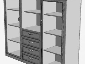 display cabinet 3 3Dモデル