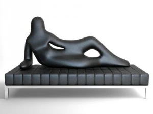 迪维娜·德里阿德长椅 3D 模型