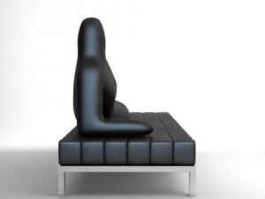settee divina driade Modello 3D