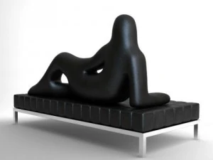 settee divina driade 3D Model