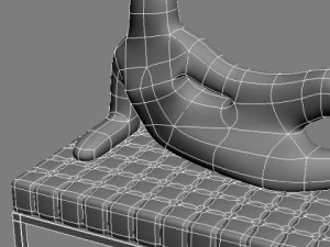 settee divina driade 3D Model