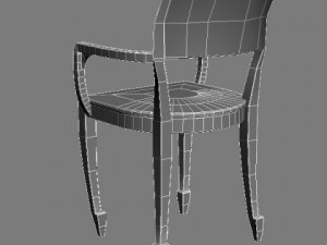 chair bernini ballerina 3D Модель