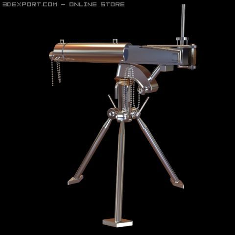 telescope on tripod stand 3D Model .c4d .max .obj .3ds .fbx .stl .blend 