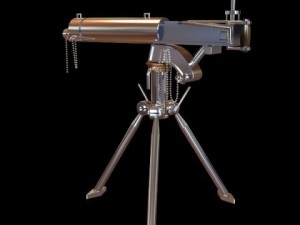 telescope on tripod stand 3D Model
