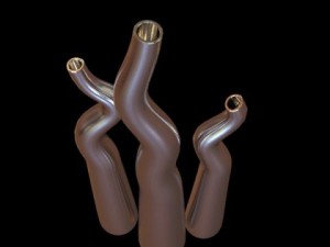3 vases Model 3D
