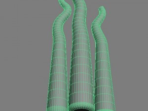 3 vases Model 3D