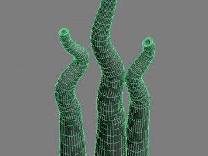3 vases Model 3D