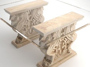gryphon table 3Dモデル