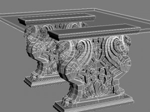 gryphon table 3D Model