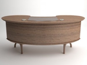 bean desk 3D Model