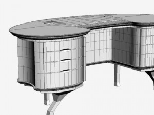 bean desk 3D Model