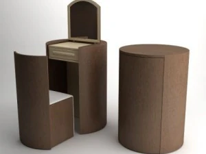 conjunto de penteadeira Modelo 3D