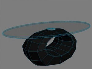 contemporary glass top table Modelo 3D