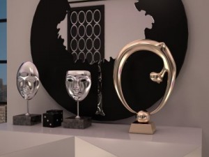statue woman pirouette Modello 3D