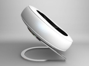 contemporary round chair Model 3D