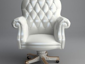 luxury office armchair Model 3D