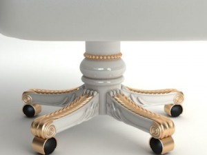 luxury office armchair Model 3D