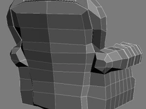 luxury office armchair 3D Model