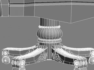 luxury office armchair Model 3D