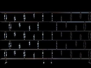 contemporary shelf unit 3D Model