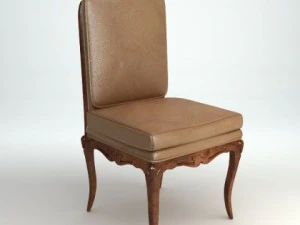 tradycyjne krzesło boczne Model 3D