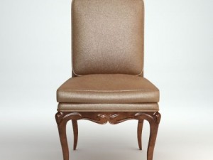 traditional side chair 3D Модель