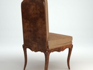 traditional side chair 3D Модель