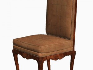 traditional side chair 3D Модель
