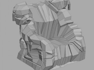 shadow meritalia armchair 3D Model