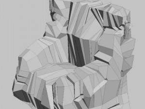 shadow meritalia armchair 3D Model