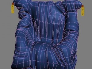 shadow meritalia armchair 3D Model