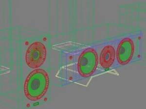 audio equipment set 3D Model