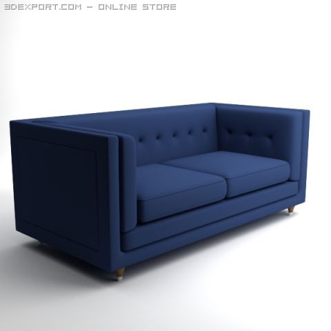 sofa hall rodolfo dordoni 3D Model .c4d .max .obj .3ds .fbx .stl .blend 
