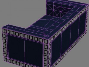 sofa hall rodolfo dordoni 3D Model