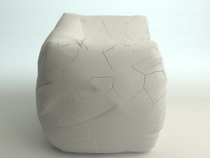 designer italian armchair 3D Modell