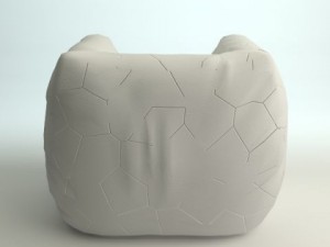 designer italian armchair 3D Modell