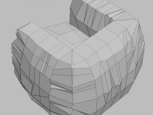 designer italian armchair 3D Modell