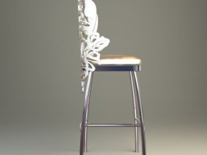 ornate bar stool 3Dモデル