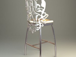 ornate bar stool 3Dモデル
