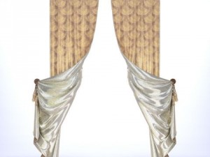 classical curtains  2 3D Model
