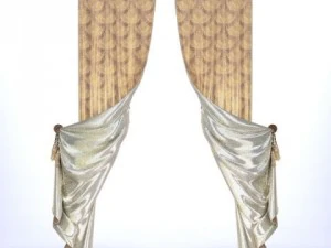 класичні штори 2 3D Модель