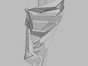 classical curtains  2 3D Model