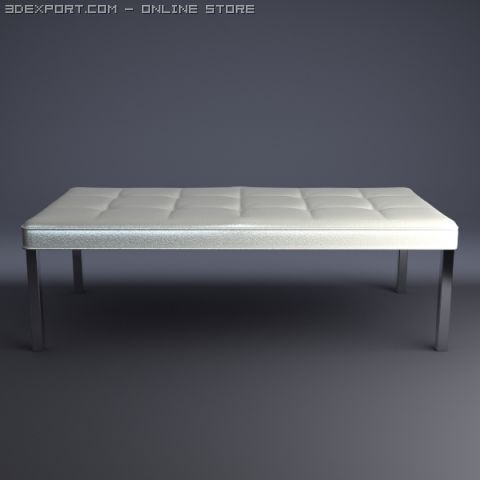 contemporary bench 3D 模型 .c4d .max .obj .3ds .fbx .stl .blend 